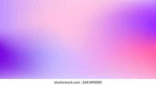 Vibrant light pink and purple blurred gradient background with smooth transitions, ideal for modern design, web graphics, or artistic creative projects.