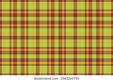 Vibrant lime green, burnt orange, and deep red plaid pattern.  Perfect for textile design, website backgrounds, or autumnthemed projects.  Seamless repeat texture adds versatility.