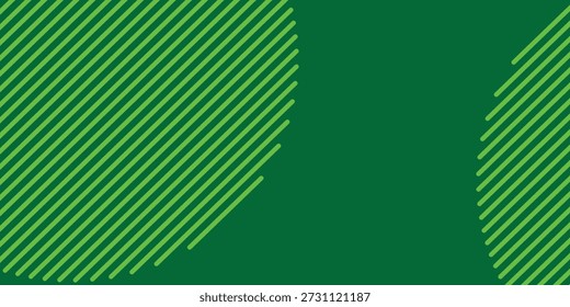 Linhas diagonais verdes de cal vibrante no fundo verde escuro