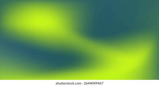 Vibrant lime green grainy gradient color flow wave background  noise texture fart  header cover wallpaper banner backdrop design good