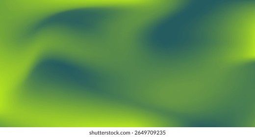 Vibrant lime green grainy gradient color flow wave background noise texture fart header cover banner backdrop design simple art