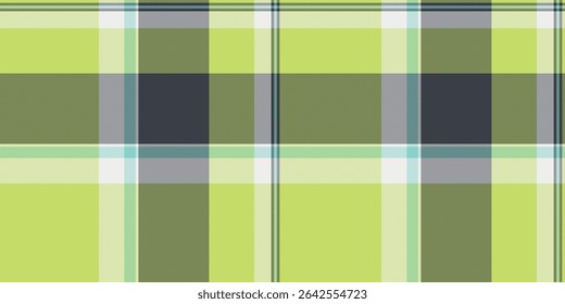 Vibrant lime green and olive plaid pattern.  Perfect for textile design, website backgrounds, or fashion projects.  This cheerful, modern design evokes feelings of freshness and energy.