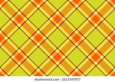 Vibrant lime green and orange plaid pattern.  Perfect for textile design, fallthemed projects, or adding a cheerful, energetic touch to your designs.