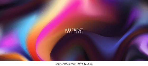 Fundo abstrato vibrante do gradiente líquido