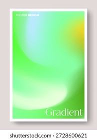 Plantilla de póster de gradiente líquido vibrante para redes sociales, portada digital y Diseño gráfico moderno