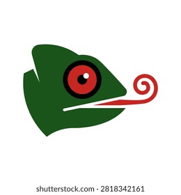 Vibrant lizard mascot for creative agencies or gaming brands.