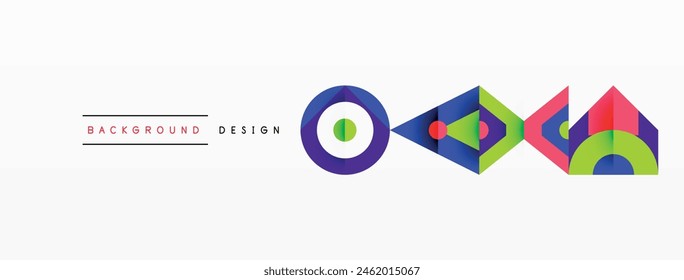 A vibrant logo featuring a circle surrounded by triangles in magenta and electric blue colors on a white background. The geometric shapes create an eyecatching design with parallel lines and slopes
