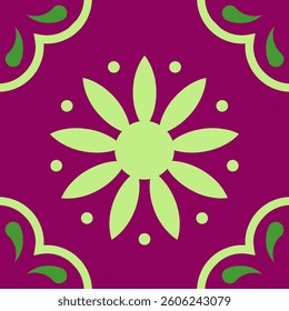 A vibrant logo featuring a stylized sun with radiating rays, set against a deep magenta background