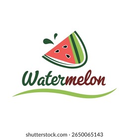 A vibrant logo featuring a watermelon slice with splashes above the word "Watermelon" and a green accent line below.