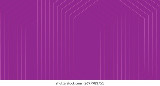 Vibrant Magenta Abstract Background with Interlocking Hexagons, Vector illustration.