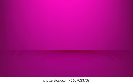 Vibrant magenta studio backdrop creating a modern and minimalist atmosphere ideal for product displays and creative visual compositions, highlighting a seamless blend of color and simplicity