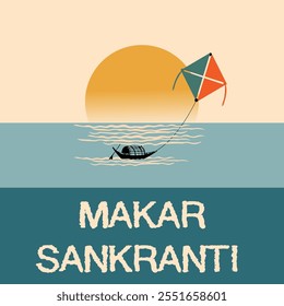 Vibrant Makar Sankranti Festival Designs. Celebrate Indian Traditions with Kites, Harvest, and Joy