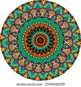 Vibrant Mandala artwork for Decorative Use