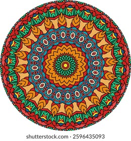 Vibrant Mandala artwork for Decorative Use