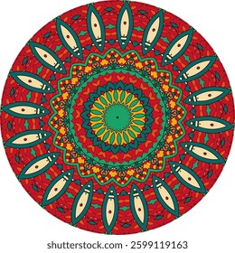 Vibrant Mandala artwork for Decorative Use
