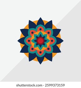 Vibrant Mandala Design for Decorative Use