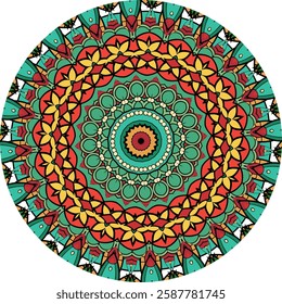Vibrant Mandala design to Inspire Creativity 