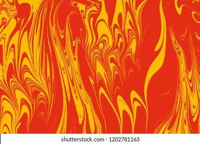 Vibrant marble wavy pattern. Abstract background. Ebru, Turkish marbling art background. Suminagashi. Hand drawn marbling illustration technique. Watercolor stains, abstract background art.