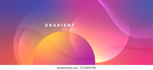 Vibrant minimal abstract background with smooth gradient waves.