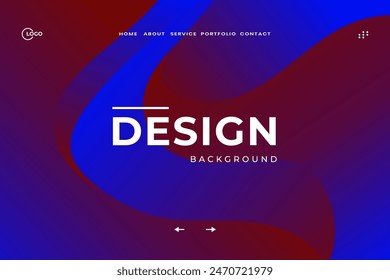 Un vibrante diseño de fondo abstracto moderno con un degradado rojo y azul. El diseño es adecuado para el diseño de Web e impresión, así como para invitaciones, anuncios y otros materiales de marketing.