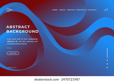 A vibrant modern abstract background design with a red and blue gradient. The design is suitable for web and print design, as well as for invitations, announcements, and other marketing materials.