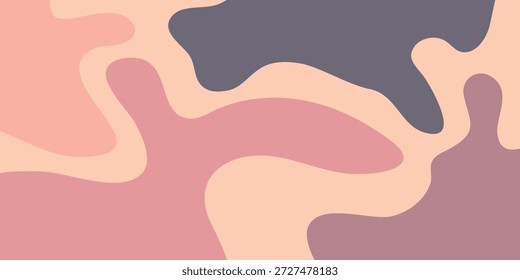 Un fondo abstracto vibrante y moderno con una mezcla armoniosa de Formas orgánicas y fluidas en tonos pastel suaves, creando una composición visualmente atractiva y dinámica.