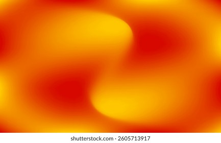 A vibrant and modern abstract gradient mesh background with a blend of red and yellow hues, creating a smooth, blurred effect suitable for various design purposes.