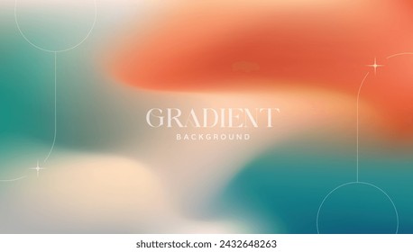 vibrant Modern grainy  gradient background. Trendy modern design, Applicable for placards, banners, flyers, presentations, covers and reports. Vector illustration