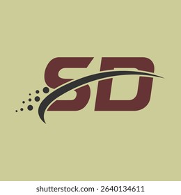 A vibrant, modern logo featuring stylized "SD" initials with a sweeping yellow arc and trailing dots, conveying speed and digital motion.