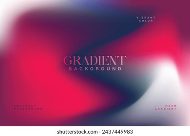 vibrant Modern mesh gradient background. Trendy modern design, Applicable for placards, banners, flyers, presentations, covers and reports. Vector illustration