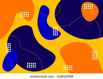 Vibrant modern simple abstract vector background