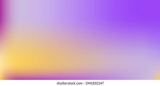 Vibrant Modern Soft Smooth Surface Backdrop. Blank Purple Pastel Gradient Mesh Illustration. Empty Pink Violet Watercolor Colorful Blurred Texture. Lavender Yellow Bright Original Frame Background.
