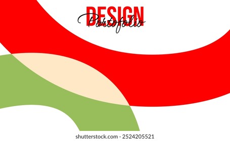 vibrant and modern vector background features flowing, wavy shapes in bold. Abstract line background
