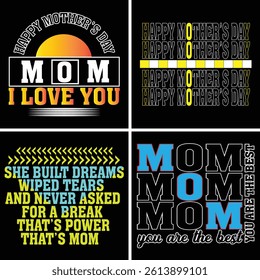 Vibrant Mom Sayings Vector for Print on Demand