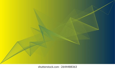 Movimiento vibrante en estilo de geometría Abstractas