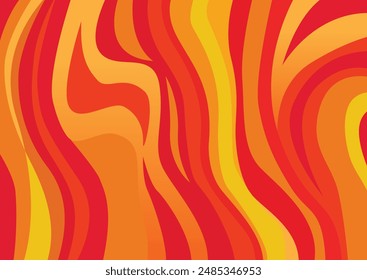 A vibrant multi-bright color curvy pattern vector, perfect for kids' art, abstract designs, wall decor, digital creations, and prints. Add joyful energy to any project