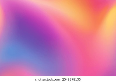 vibrant multicolor background with a smooth gradient effect blending seamlessly between shades of blue