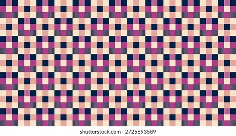 Vibrante diseño de cuadrícula a cuadros multicolor