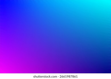 Lebendiger mehrfarbiger Farbverlauf-Hintergrund in Neonblau und Lila Tönen