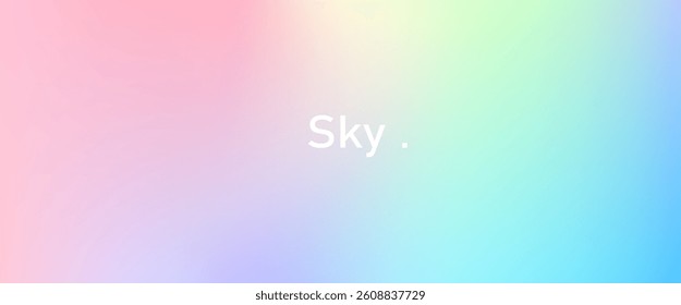 Vibrant multicolor gradient banner background with smooth transitions—ideal for modern web headers, social media, and creative digital designs.