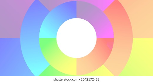 Vibrant Multicolor Halftone Background in Pop Art Style