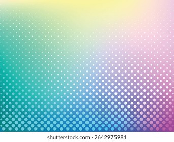 Vibrant multicolor halftone gradient background featuring dotted pop art style patterns. Perfect for comic book themes, retro designs, posters, banners, and modern digital artwork.