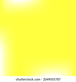 Vibrant Multicolor Spotlight White Gradient Mesh. Vivid Color Yellow Liquid Trendy Smooth Surface. Light Lemon Bright Vector Blurry Background. Smooth Fashion Watercolor Neon Gradient Background.