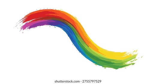 Colorful Rainbow Illustration Vector Download