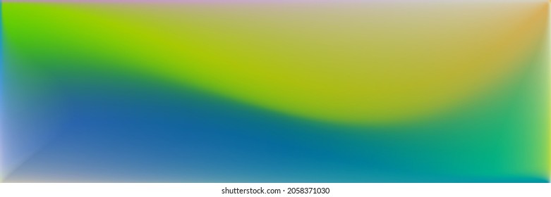 Vibrant Natural Bright Smooth Surface Illustration. Color Vivid Wavy Gradient Mesh. Multicolor Colorful Modern Design Backdrop. Blank Rainbow Dark Wavy Gradient Mesh. Water Office Background.