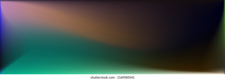 Vibrant Natural Wavy Gradient Mesh. Color Sea Wavy Gradient Mesh. Rainbow Blank Horizontal Lines Backdrop. Colorful Multicolor Neon Smooth Surface Illustration. Bright  Dark Trendy Background.