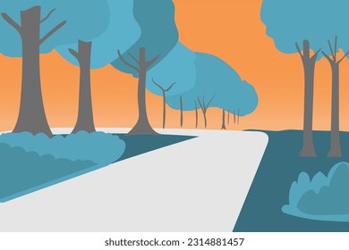 Vibrant Nature Illustrations Kids Scenes, Delightful Cartoons, and Charming Landscape.
