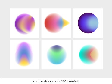 Colorful Abstract Liquid Color Covers Gradient Stock Vector (Royalty ...