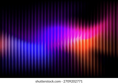Vibrant Neon Gradient Abstract Background with Vertical Light Streaks