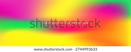 Vibrant neon gradient abstract background with blazing yellow magenta and teal blends soft glow fluid shapes high energy motion. Ideal for marketing banners hero images and festival posters gradient